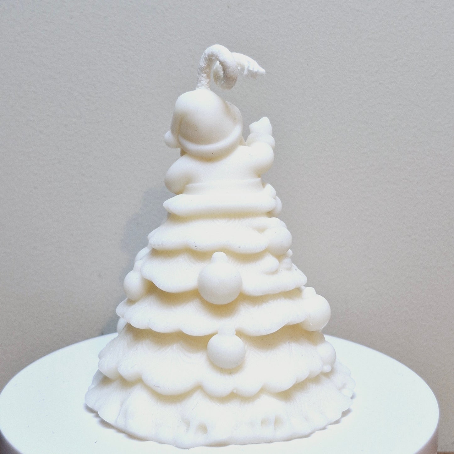 BOUGIE PERE NOËL SUR SAPIN