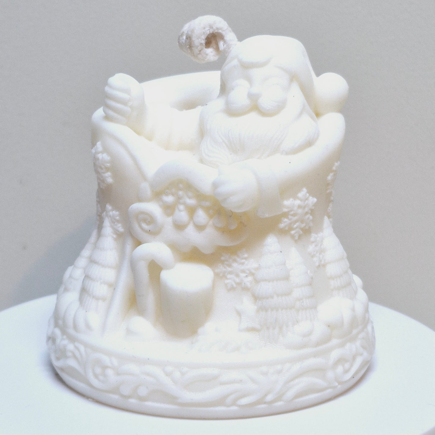 BOUGIE CLOCHE AVEC PERE NOËL