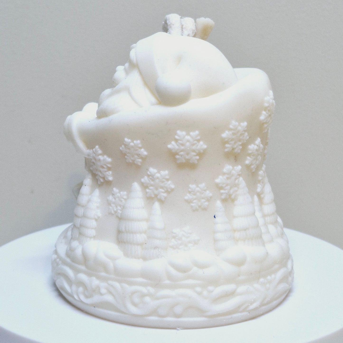 BOUGIE CLOCHE AVEC PERE NOËL