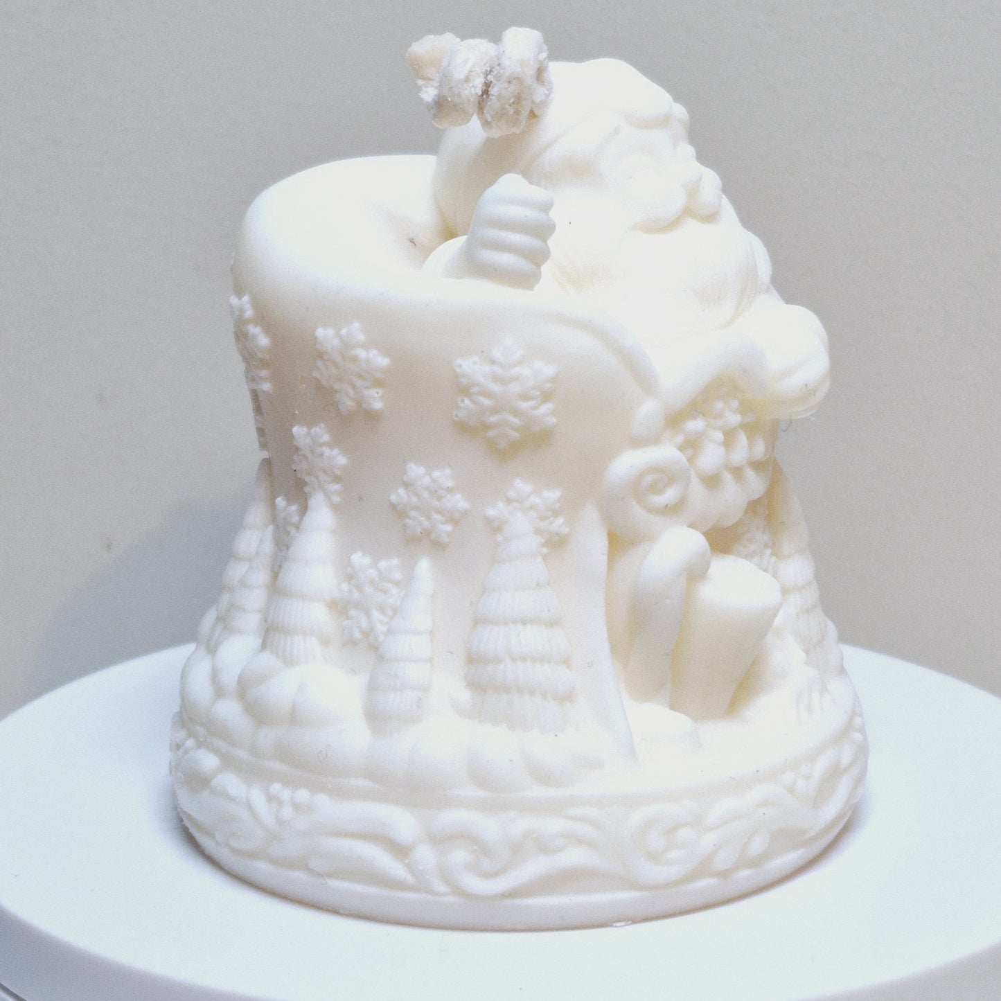 BOUGIE CLOCHE AVEC PERE NOËL