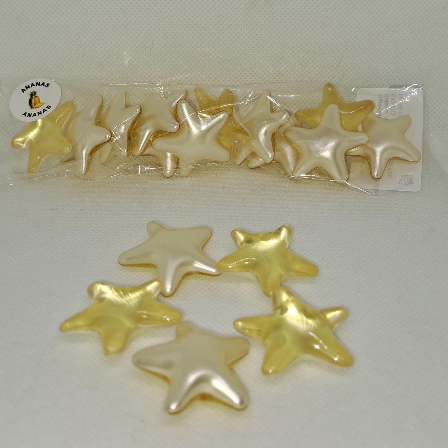 Perle de bain étoile ANANAS par 12