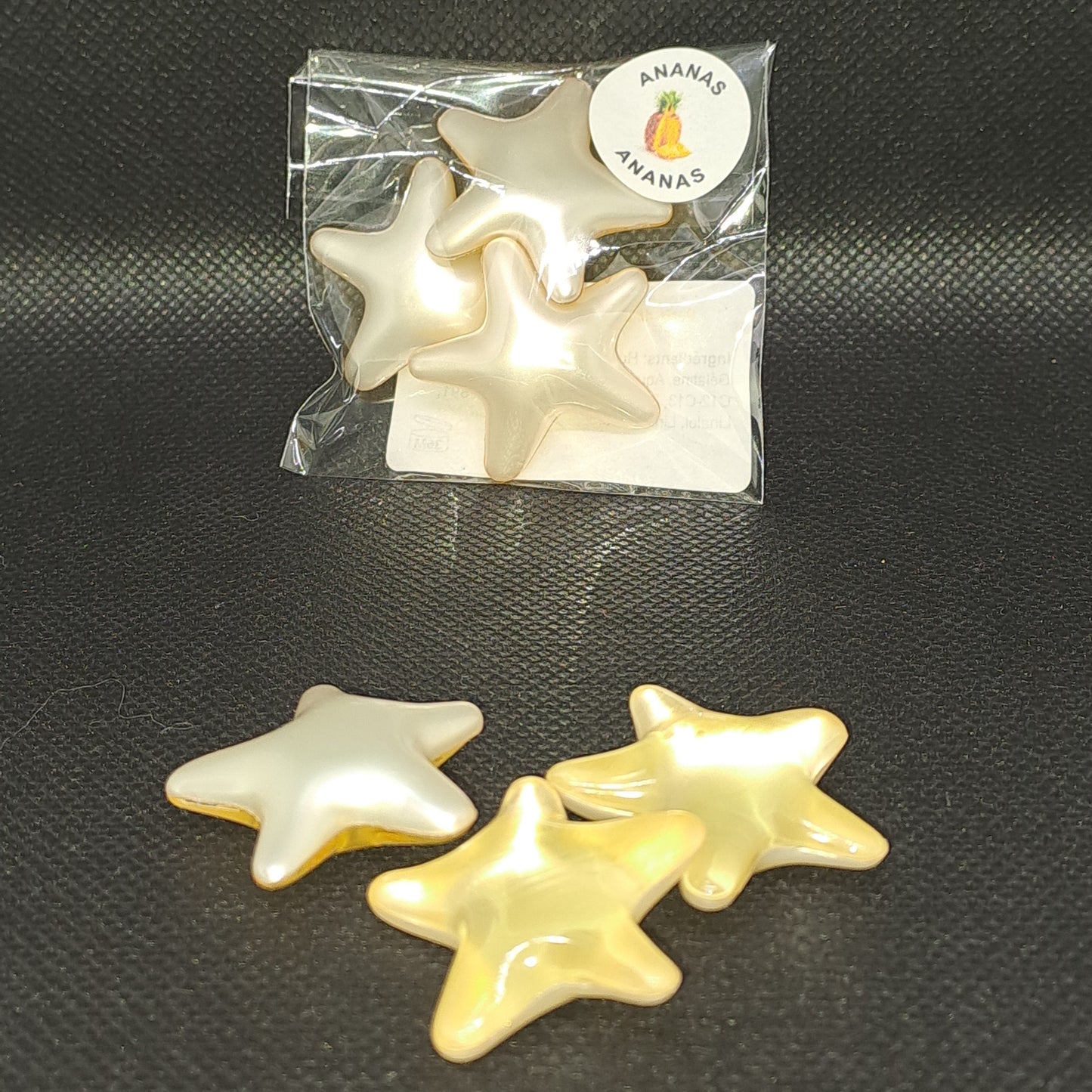 Perle de bain étoile ANANAS par 3