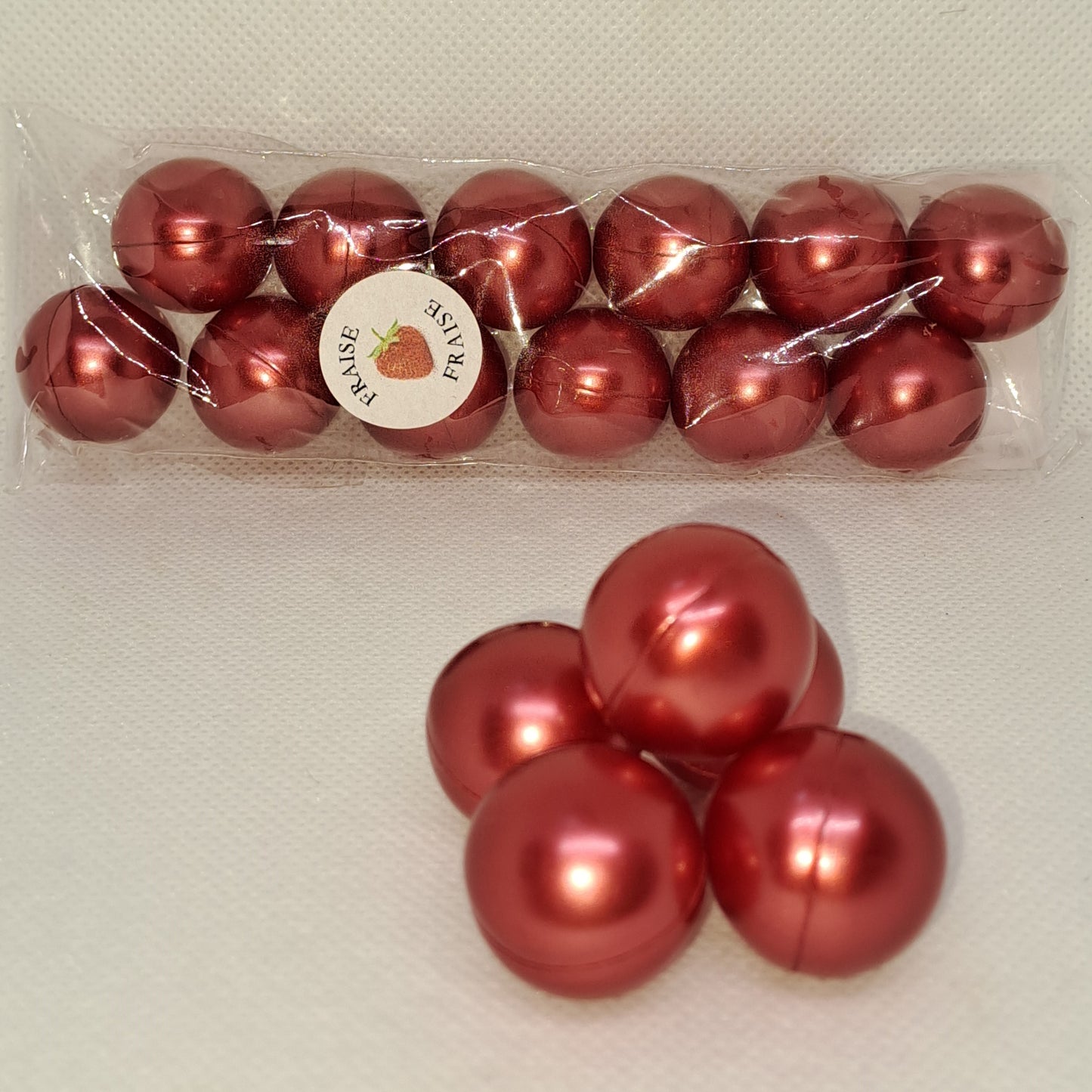 Perle de bain FRAISE par 12