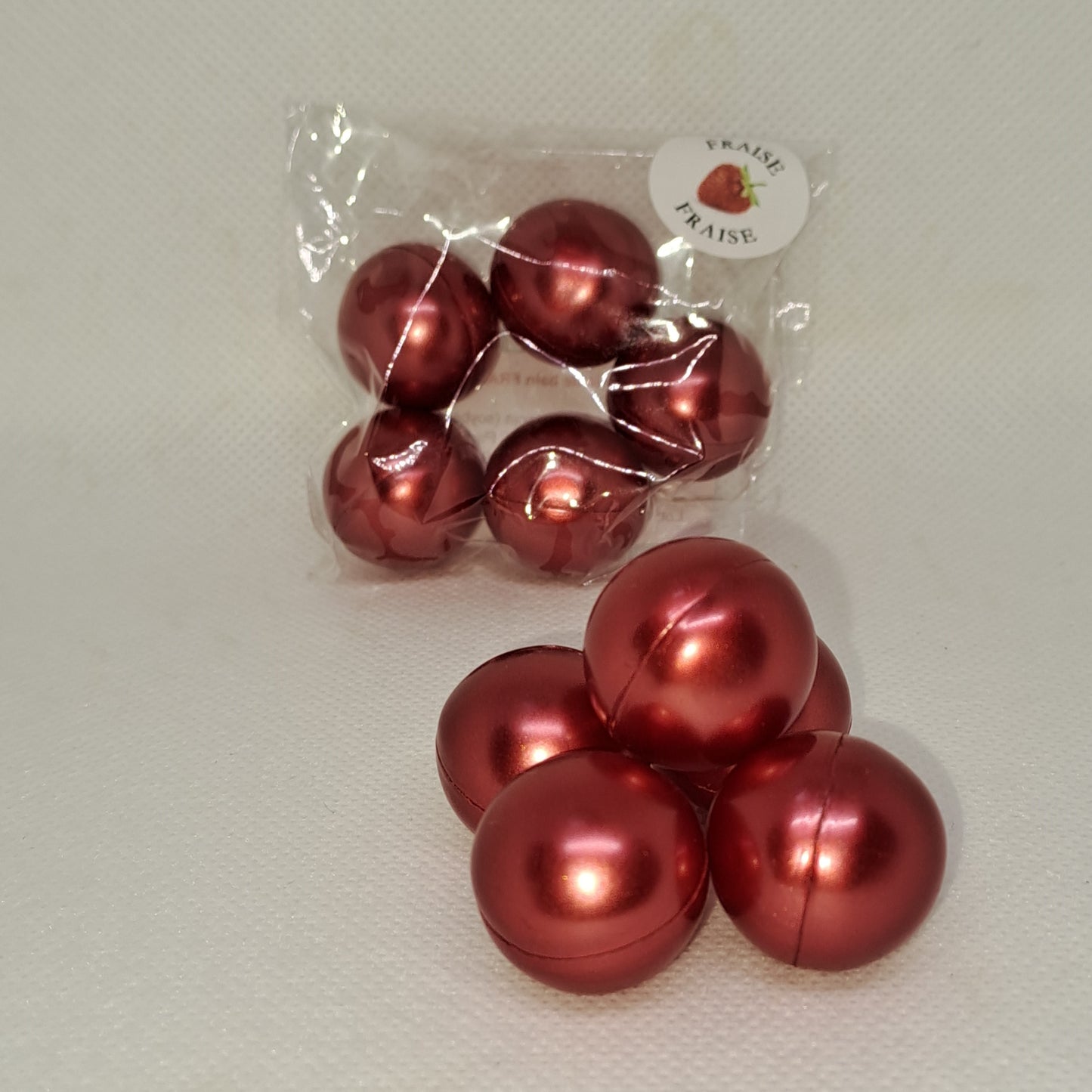 Perle de bain FRAISE par 5