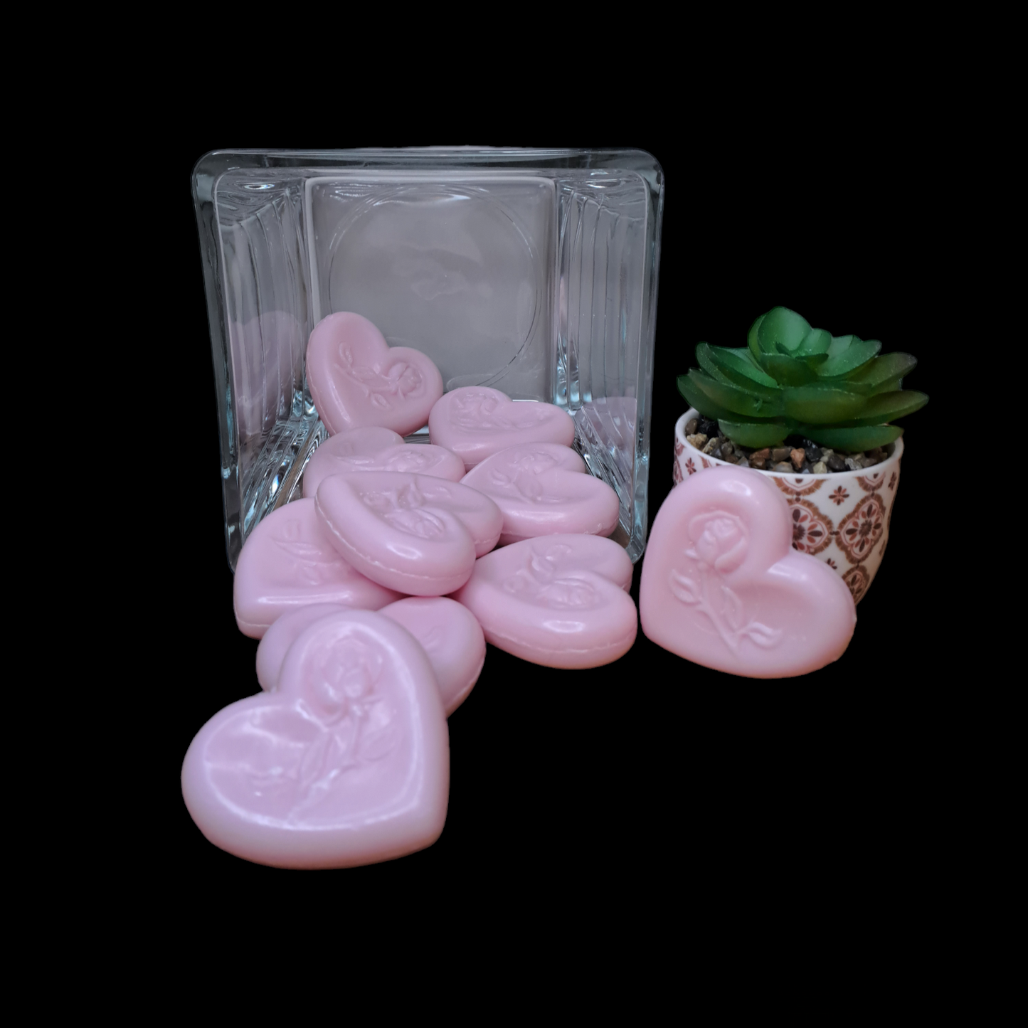 Cœur fleur ROSE