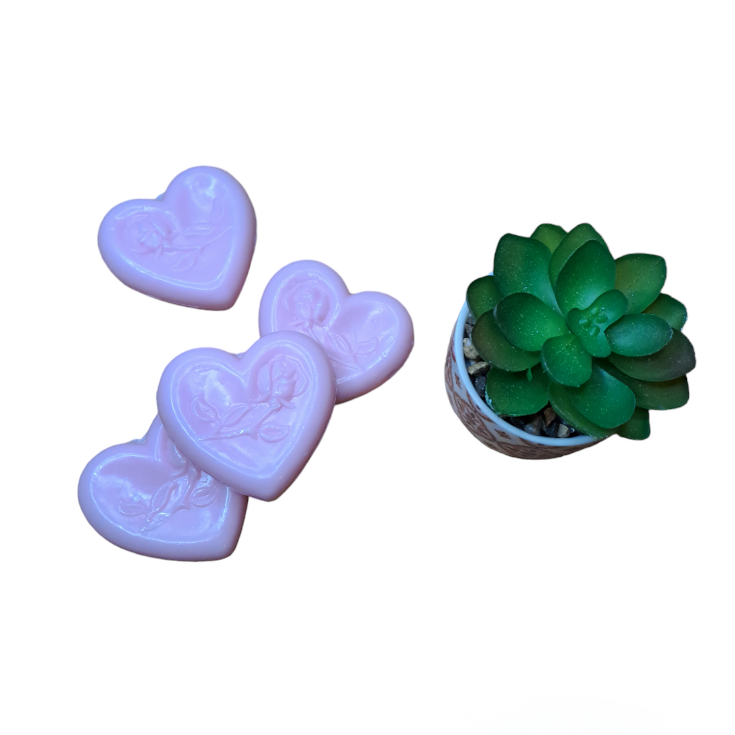 Cœur fleur ROSE