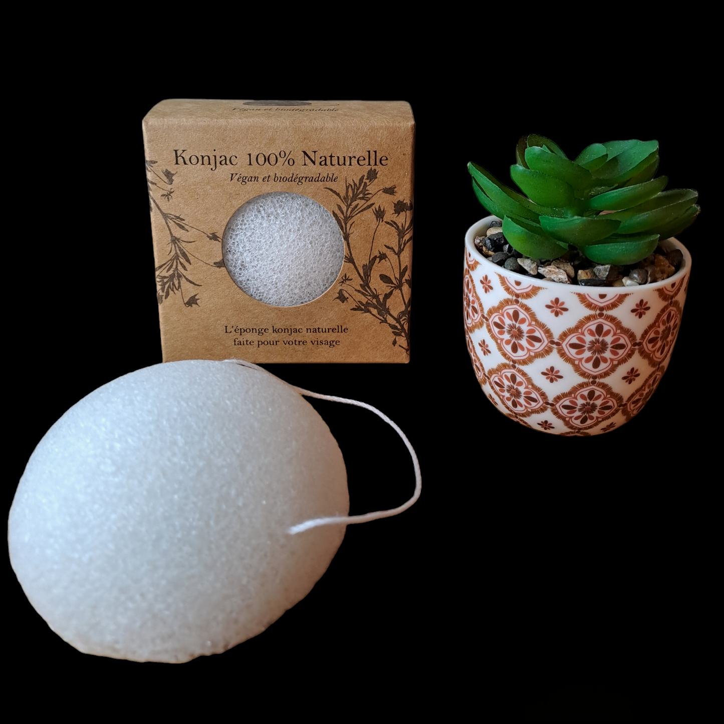 Eponge KONJAC BLANCHE