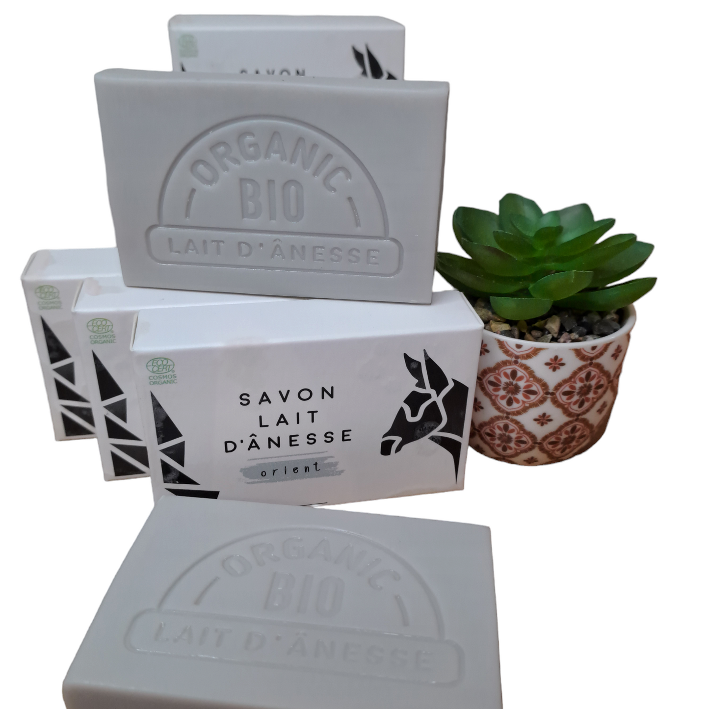 Savons certifiés BIO au lait d'ânesse parfum d'ORIENT