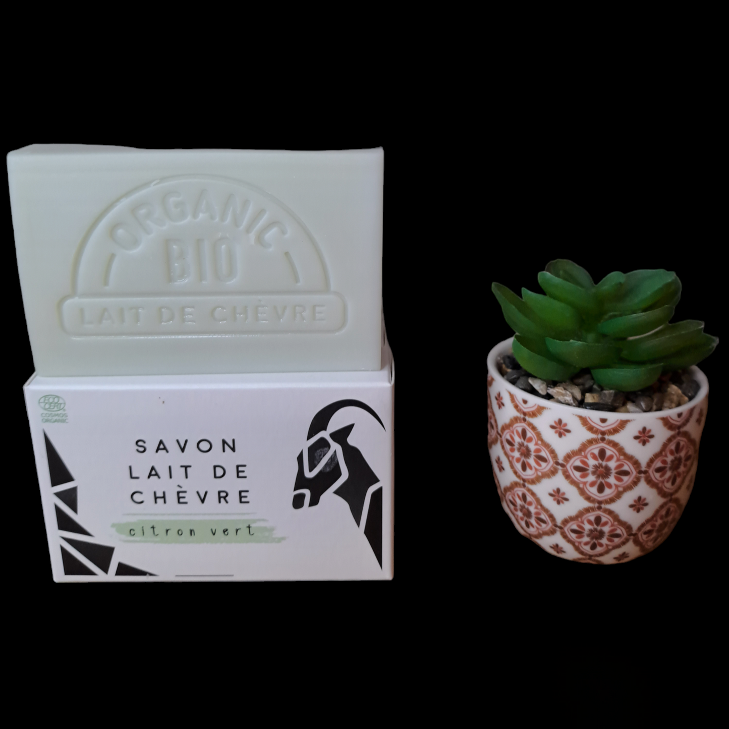 Savon au lait de chèvre parfum CITRON VERT
