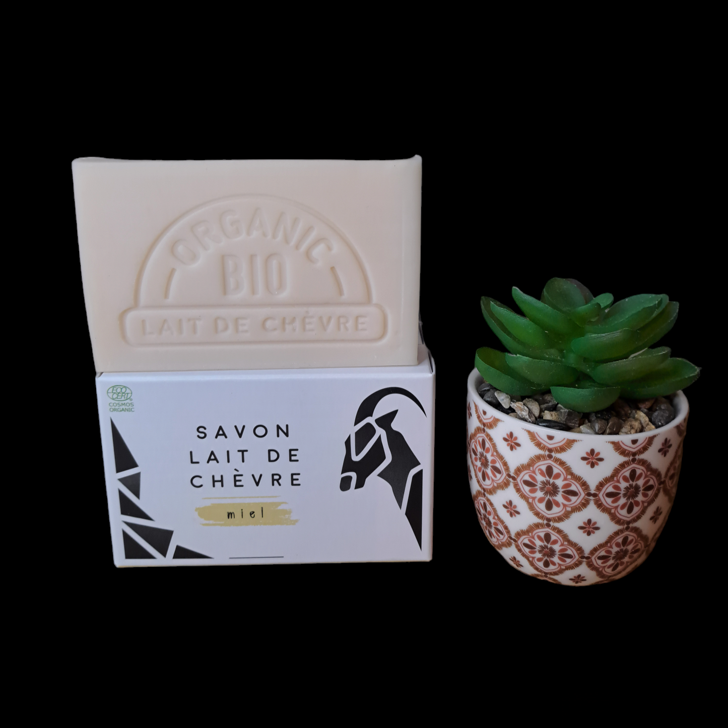 Savon au lait de chèvre parfum MIEL