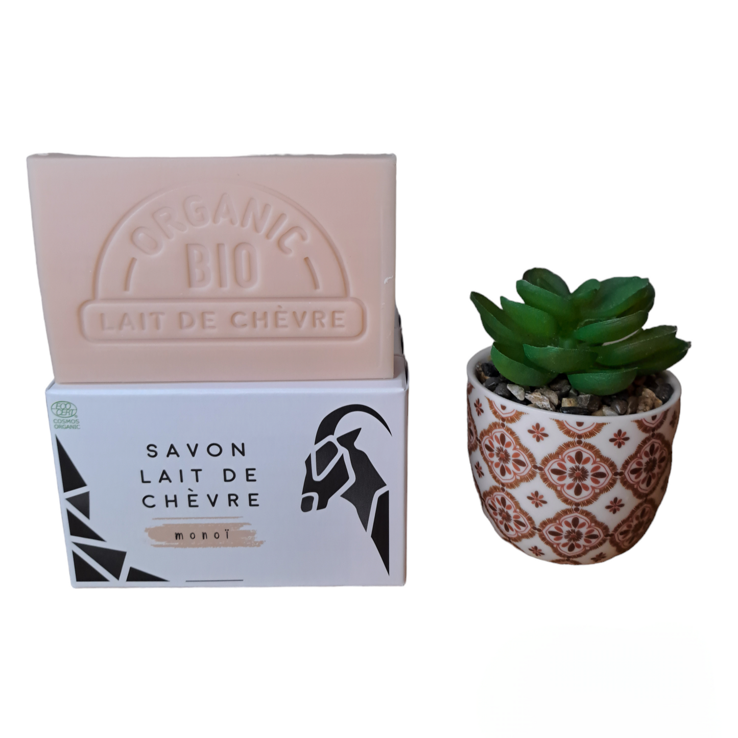 Savon au lait de chèvre parfum MONOÏ