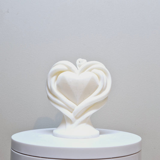 BOUGIE COEUR ENVELOPPÉ