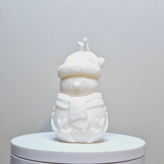 BOUGIE BONHOMME DE NEIGE