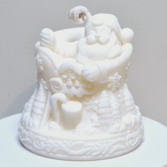 BOUGIE CLOCHE AVEC PERE NOËL