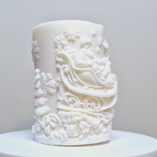 BOUGIE PERE NOËL TRAÎNEAU