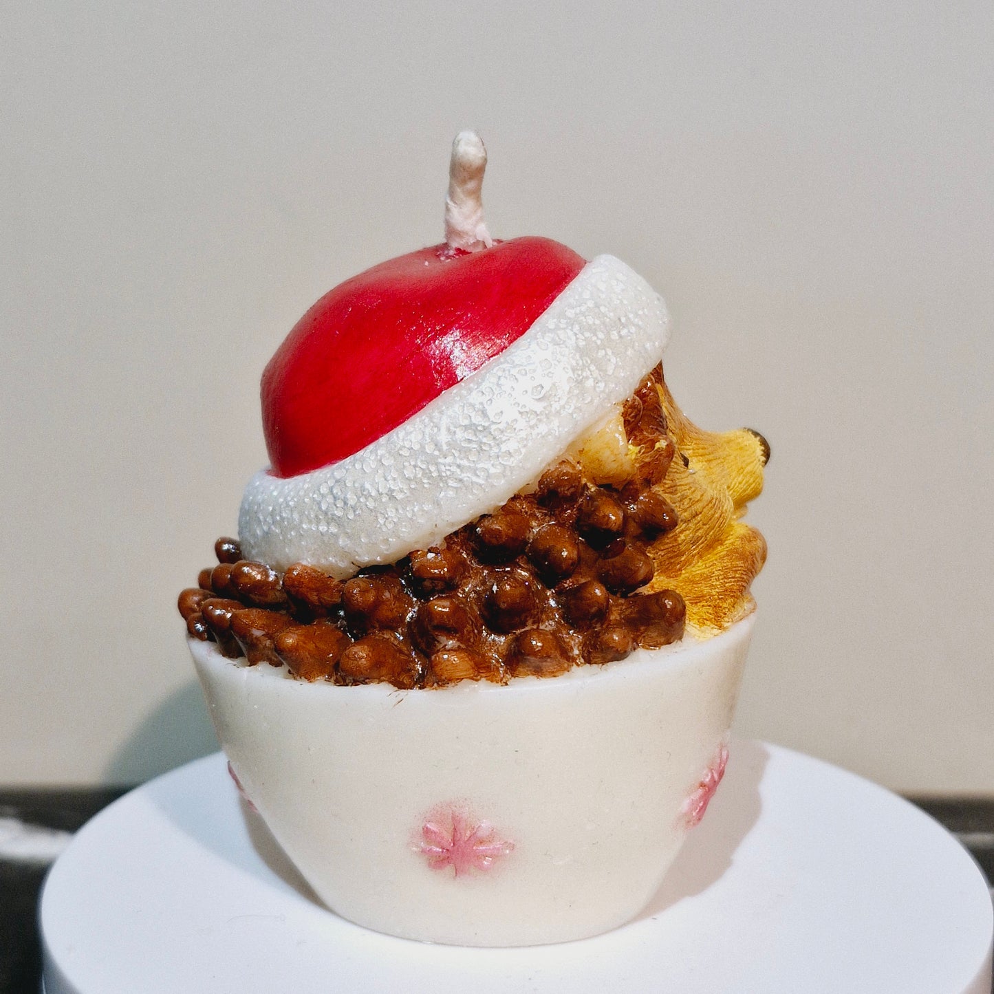 BOUGIE HÉRISSON DANS SA TASSE