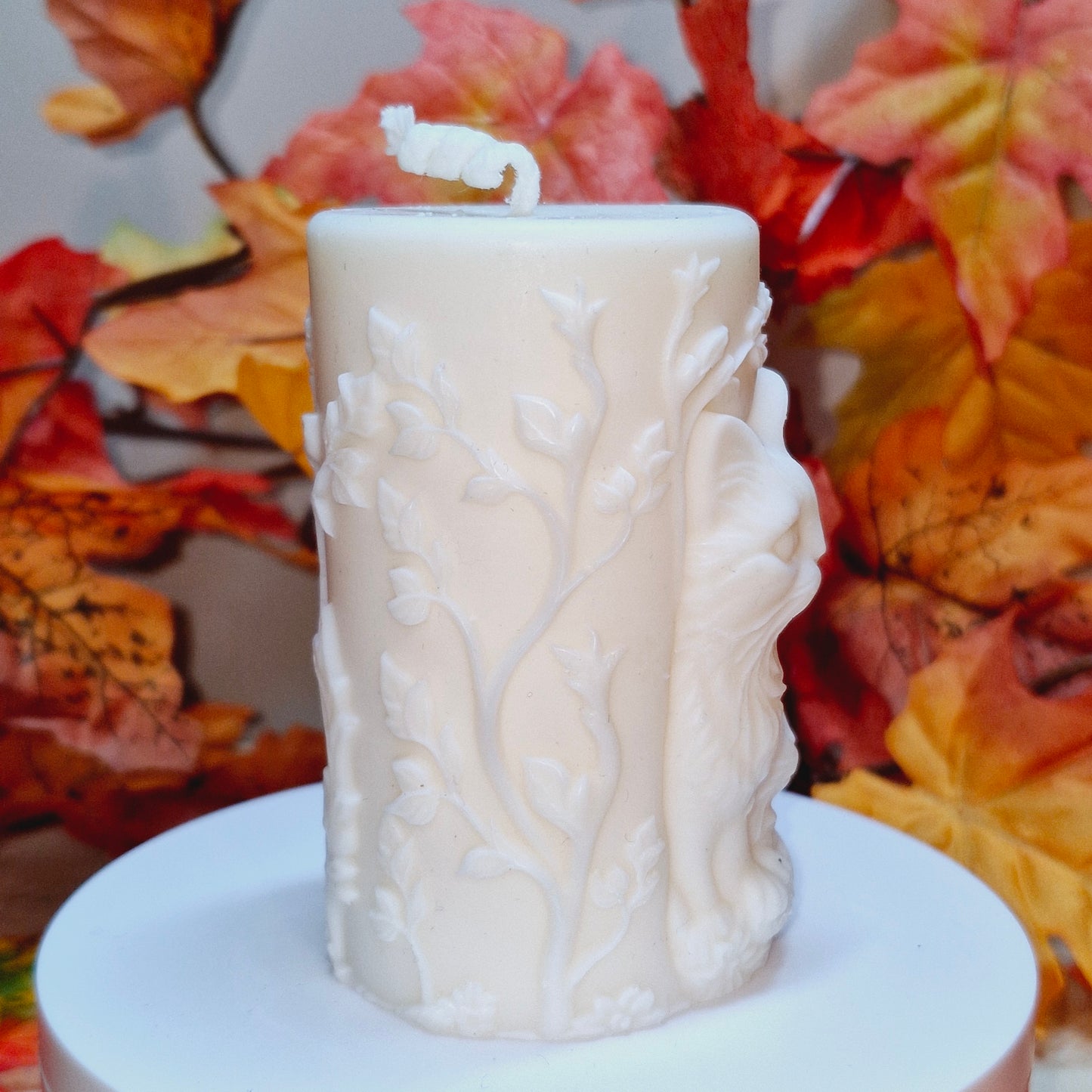 BOUGIE FAMILLE CHAT FLORAL