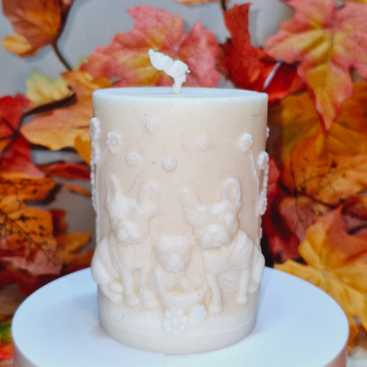 BOUGIE FAMILLE BOULDOGUE