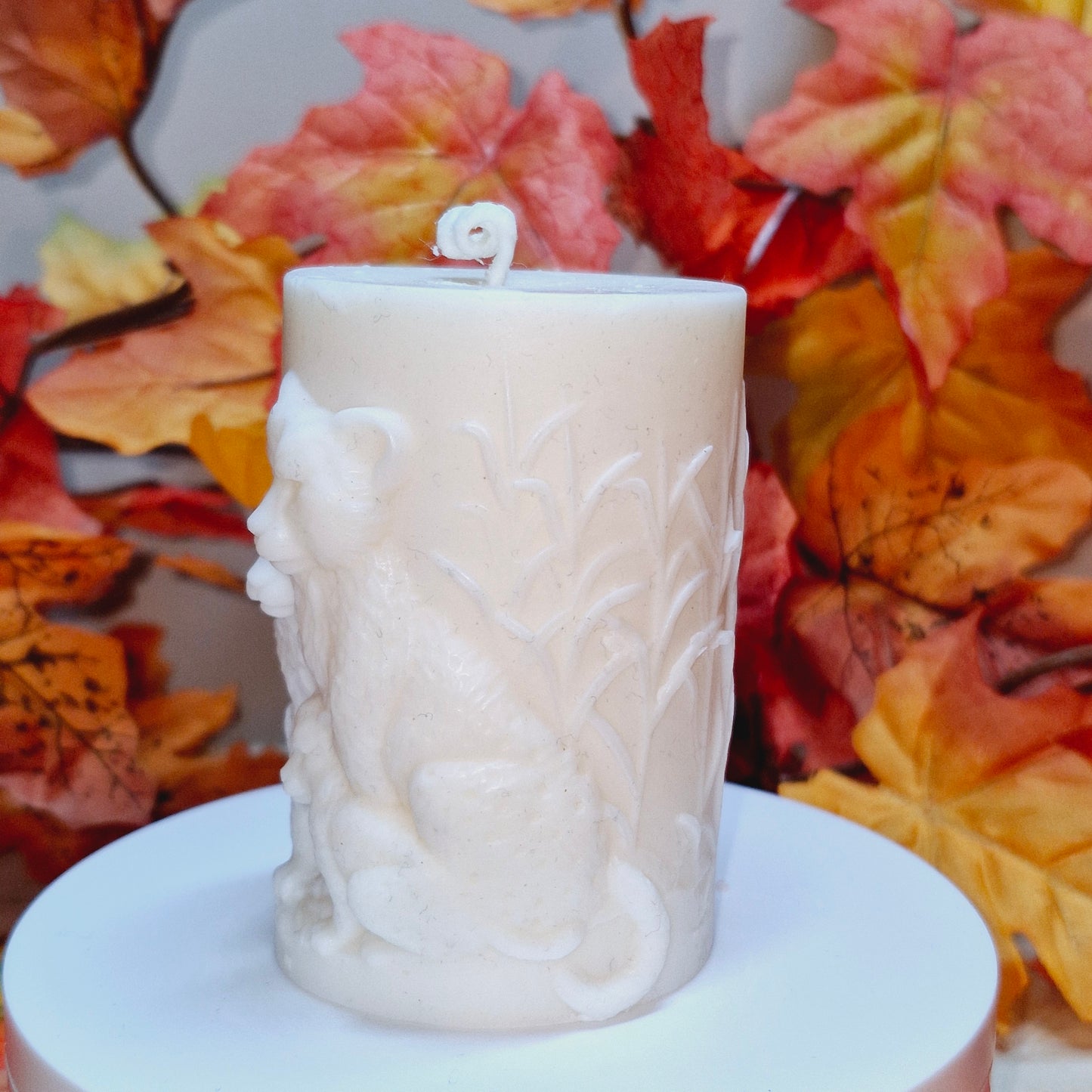 BOUGIE FAMILLE LÉOPARD