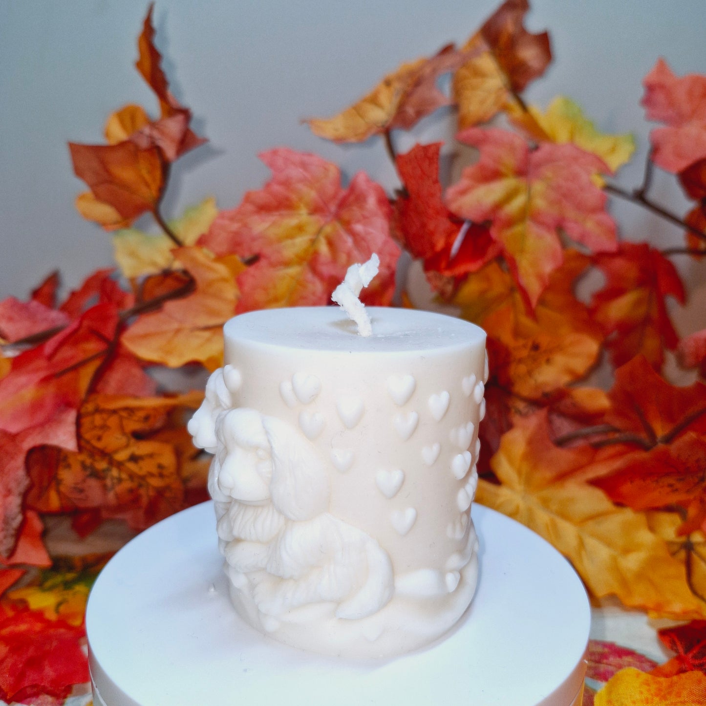 BOUGIE DUO CHIEN COEUR