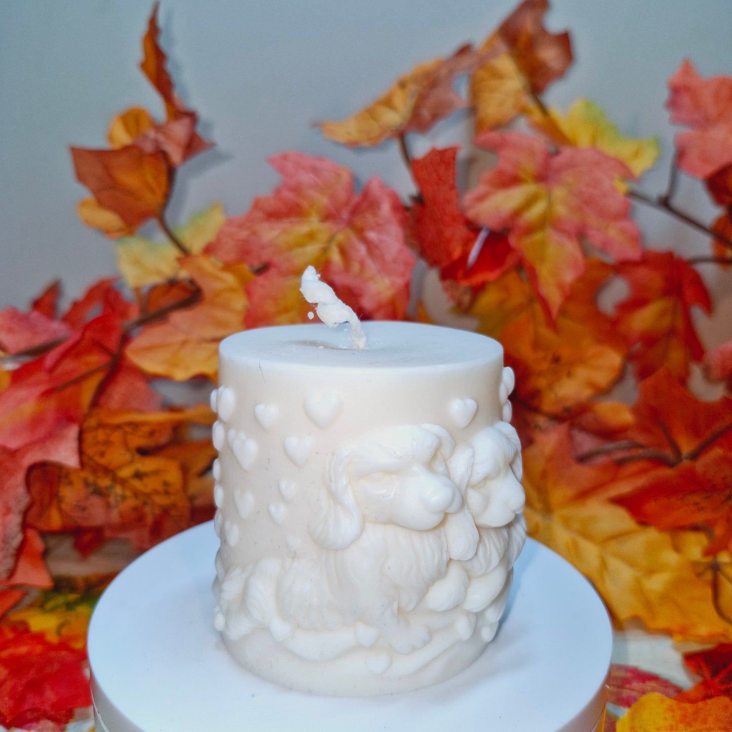 BOUGIE DUO CHIEN COEUR