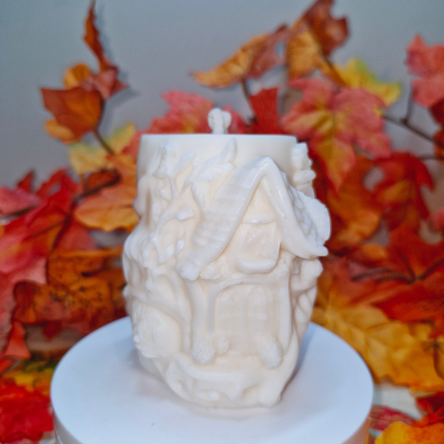 BOUGIE MAISON DANS LA FORÊT