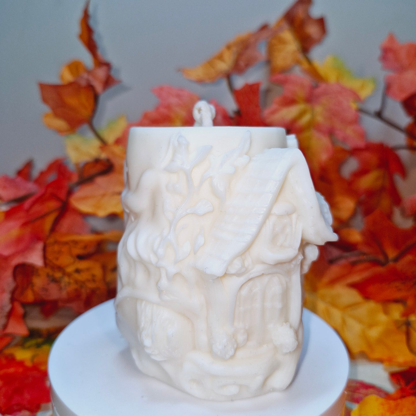 BOUGIE MAISON DANS LA FORÊT