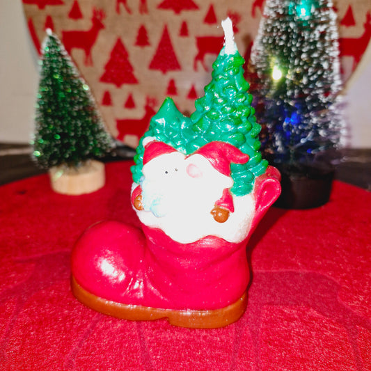 BOUGIE BOTTE DE NOËL