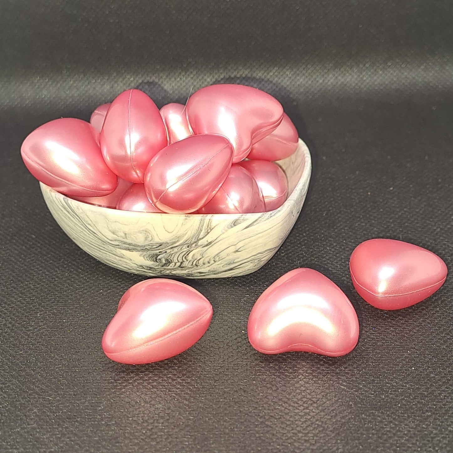 Perle de bain cœur ROSE