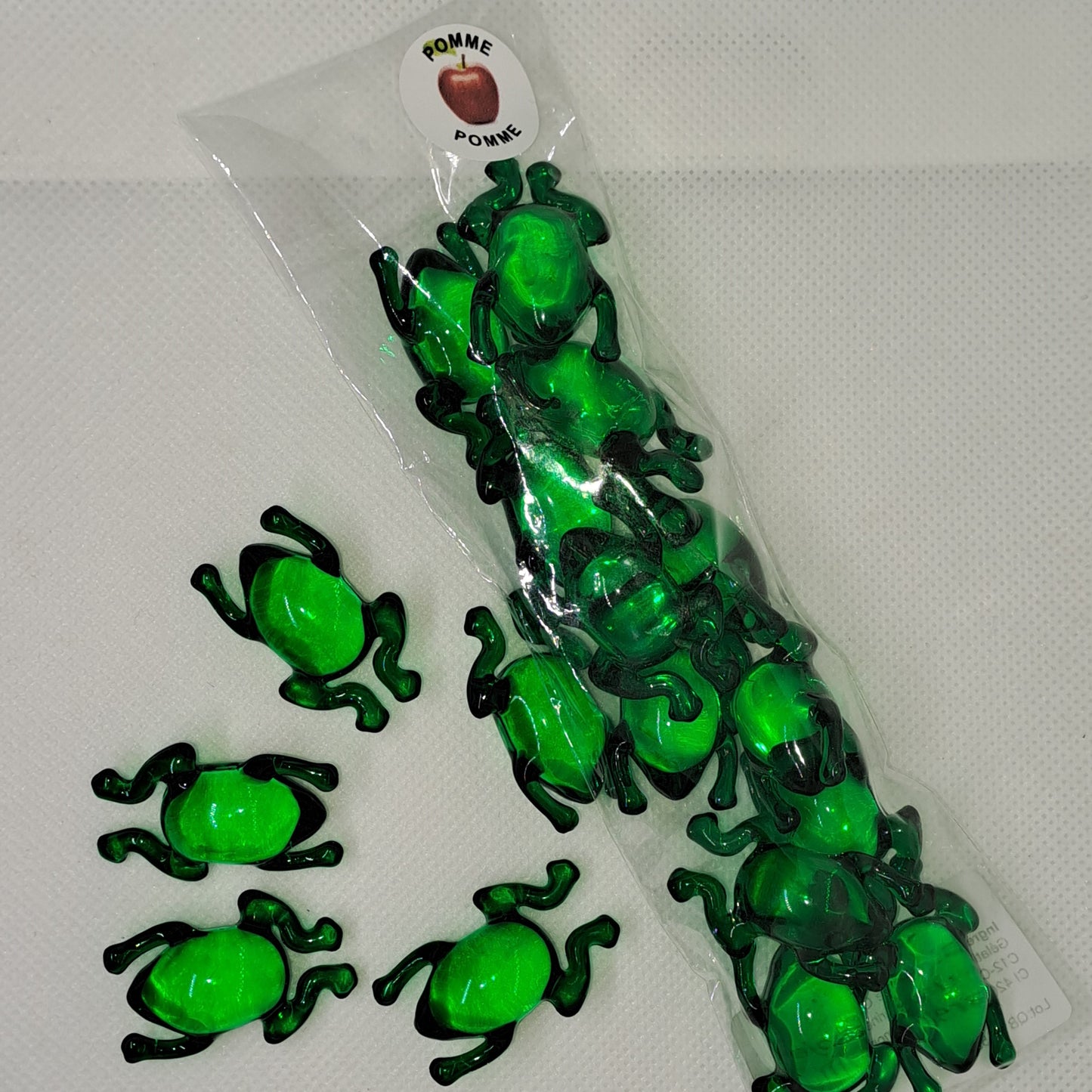 Perle de bain grenouille POMME par 12